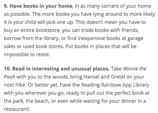 Credit: Reading Rainbow® Blog